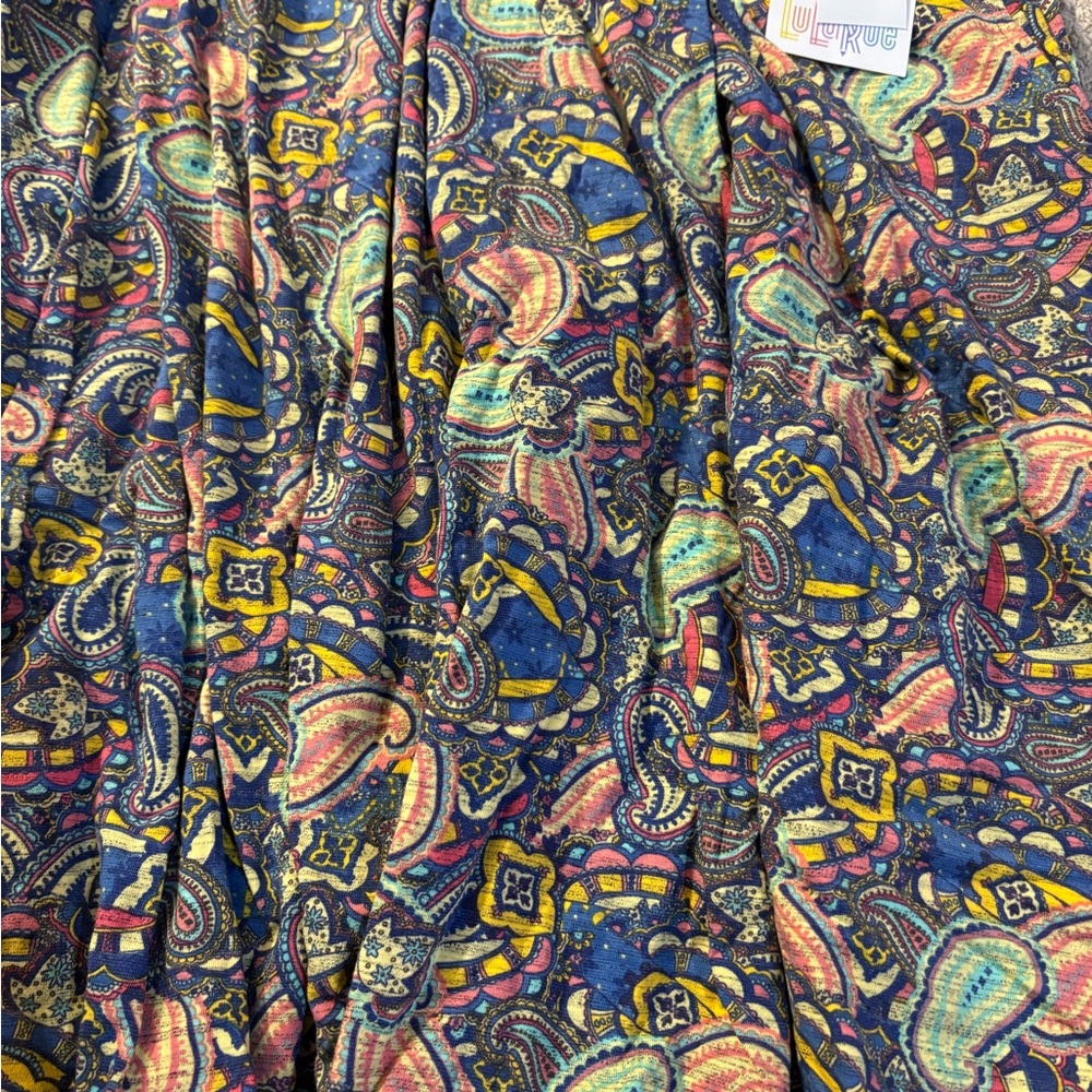 LuLaRoe Multicolor Paisley Fabric